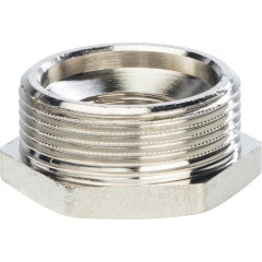 Футорка STOUT 1"×1/2", никелированная, SFT-0029-000112