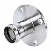 Соединитель с переходом на фланец 54 х DN 50 из нержавеющей стали ZEISSLER ZTI.580.054050