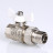 Кран шаровой VALTEC BASE с полусгоном 3/4" VT.227.NW.05
