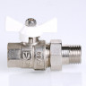 Кран шаровой VALTEC BASE с полусгоном 3/4" VT.227.NW.05