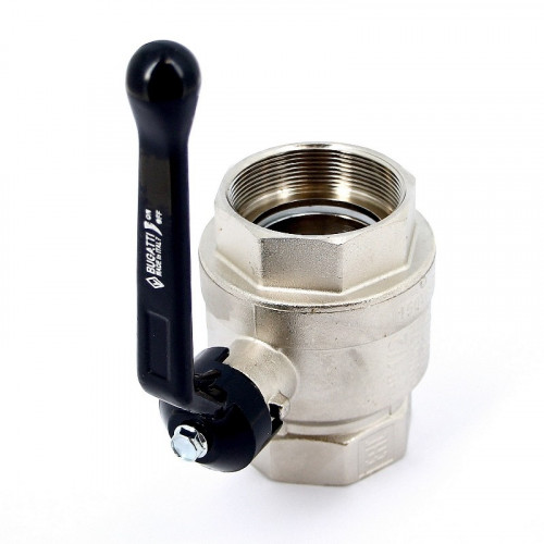 Кран шаровой ВВ 2 1/2" ручка NEW JERSEY серия 910 полный проход Bugatti
