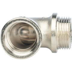 Угольник с упором STOUT НВ 1", никелированный, SFT-0016-000001