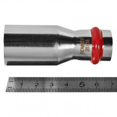 Муфта переходная ROMMER ВПр-НПр 28 x 18 мм из нержавеющей стали, RSS-1020-002818