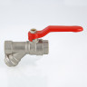 Кран шаровой VALTEC COMBI 3/4" ВР/ВР, с фильтром, рычаг (VT.292.N.05)