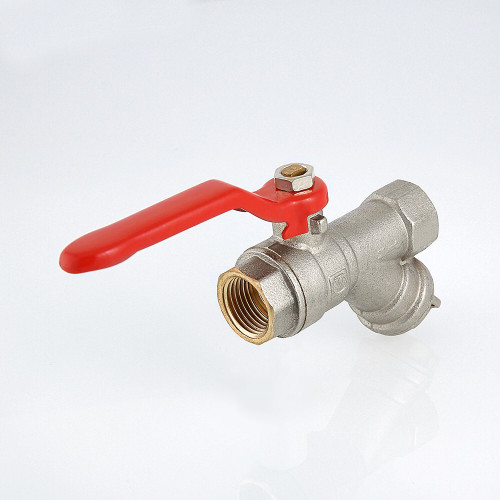 Кран шаровой VALTEC COMBI 3/4" ВР/ВР, с фильтром, рычаг (VT.292.N.05)