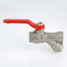 Кран шаровой VALTEC COMBI 3/4" ВР/ВР, с фильтром, рычаг (VT.292.N.05)