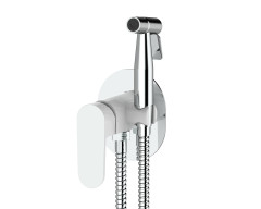 Смеситель для биде ViEiR V283551-F, скрытый монтаж, белый