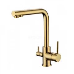 Смеситель для кухни Grocenberg GB40551 Матовое золото
