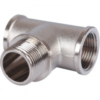 Тройник ВНВ 3/4"х3/4"х3/4", никелированный STOUT SFT-0065-343434