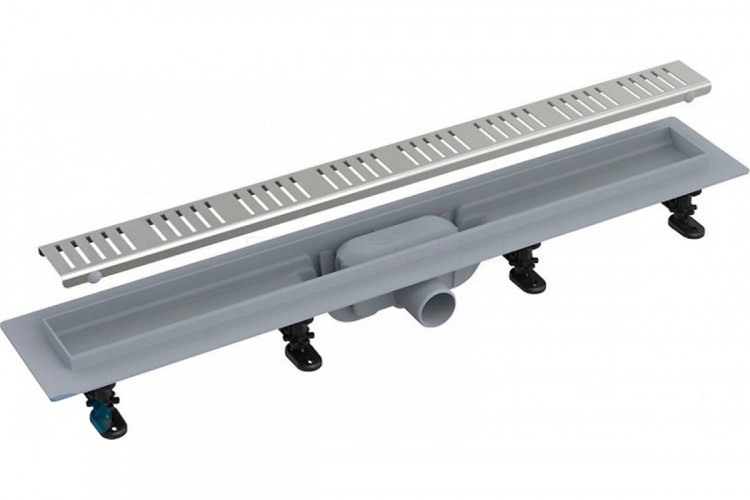 Душевой трап (лоток) AlcaPlast APZ10-Simple 850 с решеткой и опорами