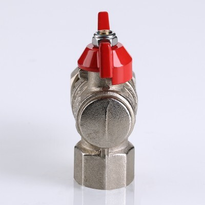 Кран шаровой VALTEC BASE угловой с полусгоном 1/2" VT.228.N.04