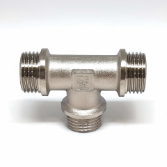 Тройник никелированный 1/2* 1/2* 1/2 НР-НР/НР ZEISSLER, ZSr.163.0104