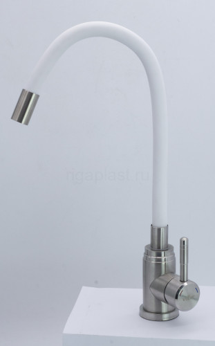 Смеситель для кухни ViEiR V15047-F, с гибким изливом, из нержавеющей стали, сатин