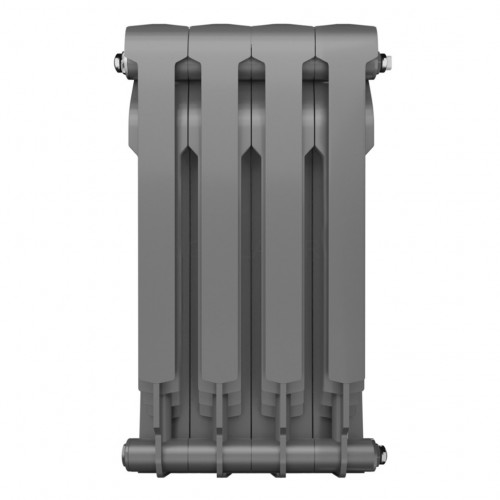 Радиатор биметаллический Royal Thermo BiLiner Silver Satin 500 4 секции, боковое подключение