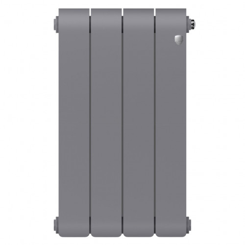 Радиатор биметаллический Royal Thermo Infinity 500 Silver Satin 4 секции, боковое подключение