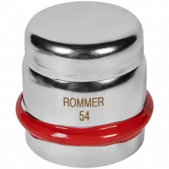 Заглушка ROMMER 54 мм из нержавеющей стали, RSS-0025-000054