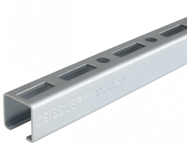 Профиль монтажный ZEISSLER, 30х30х2 мм, длина 2000 мм, ZSr.2502.303002