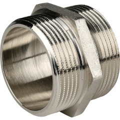 Ниппель STOUT НН 1 1/2", никелированный, SFT-0004-112112