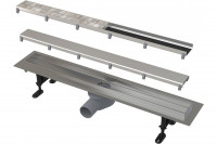 Душевой лоток AlcaPlast Double APZ13 75 см хром, в пол около стены