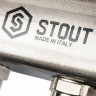 Коллекторная группа из нержавеющей стали с расходомерами на 9 выходов STOUT