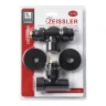 Набор термостатический осевой 1/2" Zeissler 15мм М30х1,5 (Черный)