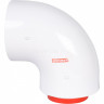 Начальный участок 90° 60/100 (Bosch, Buderus, Navien S/C/E, Baxi ECO Nova/Classic, Baltur, Лемакс, Fondital) в комплекте фланец ROMMER