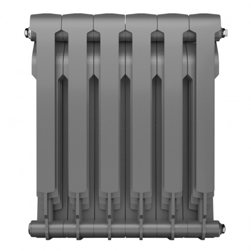 Радиатор биметаллический Royal Thermo BiLiner Silver Satin 500 6 секций, боковое подключение