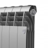Радиатор биметаллический Royal Thermo BiLiner Silver Satin 500 6 секций, боковое подключение