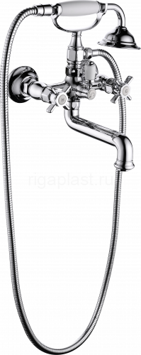 Смеситель для ванны GANZER GZ15132, хром