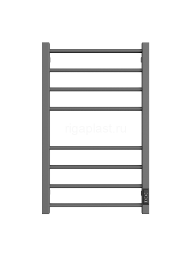 Полотенцесушитель электрический ДВИН S plaza neo 80/50, графит, с диммером, арт. 4657795055164