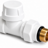 Клапан радиаторный термостатический прямой Zeissler 1/2",  ZSv.216.02W, белый