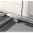 Душевой лоток AlcaPlast APZ1S 850 с опорами, в пол около стены, выпуск боковой