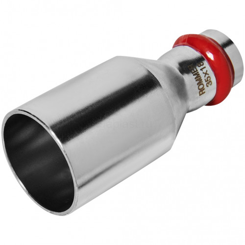 Муфта переходная ROMMER ВПр-НПр 35 x 18 мм из нержавеющей стали, RSS-1020-003518