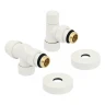 Набор термостатический осевой 1/2" Zeissler 15мм М30х1,5 (Белый)