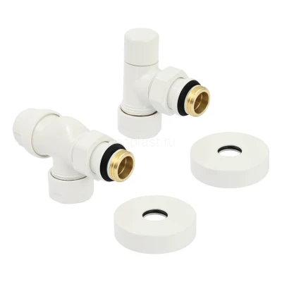 Набор термостатический осевой 1/2" Zeissler 15мм М30х1,5 (Белый)