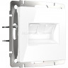Розетка двойная Ethernet RJ-45 Werkel (белый) W1181101