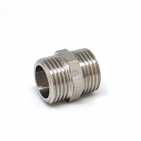 Ниппель никелированный усиленный 1" НР-НР ZEISSLER, ZSr.161.0106A