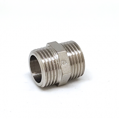 Ниппель никелированный усиленный 1" НР-НР ZEISSLER, ZSr.161.0106A