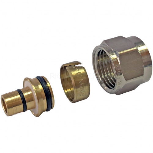 Фитинг компрессионный для труб PEх-AL-PEх 16х2,6х1/2" STOUT SFC-0026-162612