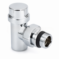 Клапан радиаторный термостатический угловой Zeissler 1/2", ZSv.215.02CP, хром