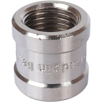 Муфта ВВ 1/4, никелированная STOUT SFT-0006-001414