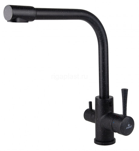 Смеситель для кухни Merkur Black Marble с подачей фильтрованной воды KAISER 26044-12