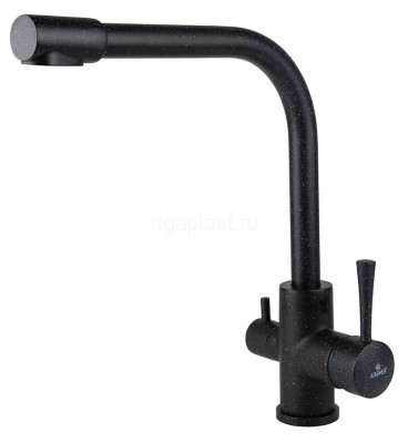 Смеситель для кухни Merkur Black Marble с подачей фильтрованной воды KAISER 26044-12