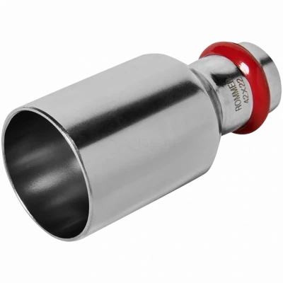 Муфта переходная ВПр-НПр 42х22 из стали нержавеющей, прессовой ROMMER