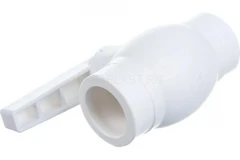 Кран шаровой полипропиленовый 50 с латунным шаром Millennium 3M42-vlc-500001