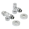 Набор термостатический осевой 1/2" Zeissler 15мм М30х1,5 (Хром)