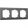 Рамка на 3 поста Werkel Stark (графит матовый) W0031864
