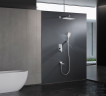 Душевая система GANZER GZ44165-F, скрытый монтаж, белый хром