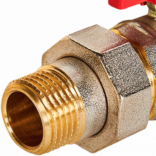 Кран шаровой с американкой ВР/НР 3/4", бабочка ROMMER