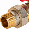 Кран шаровой с американкой ВР/НР 3/4", бабочка ROMMER